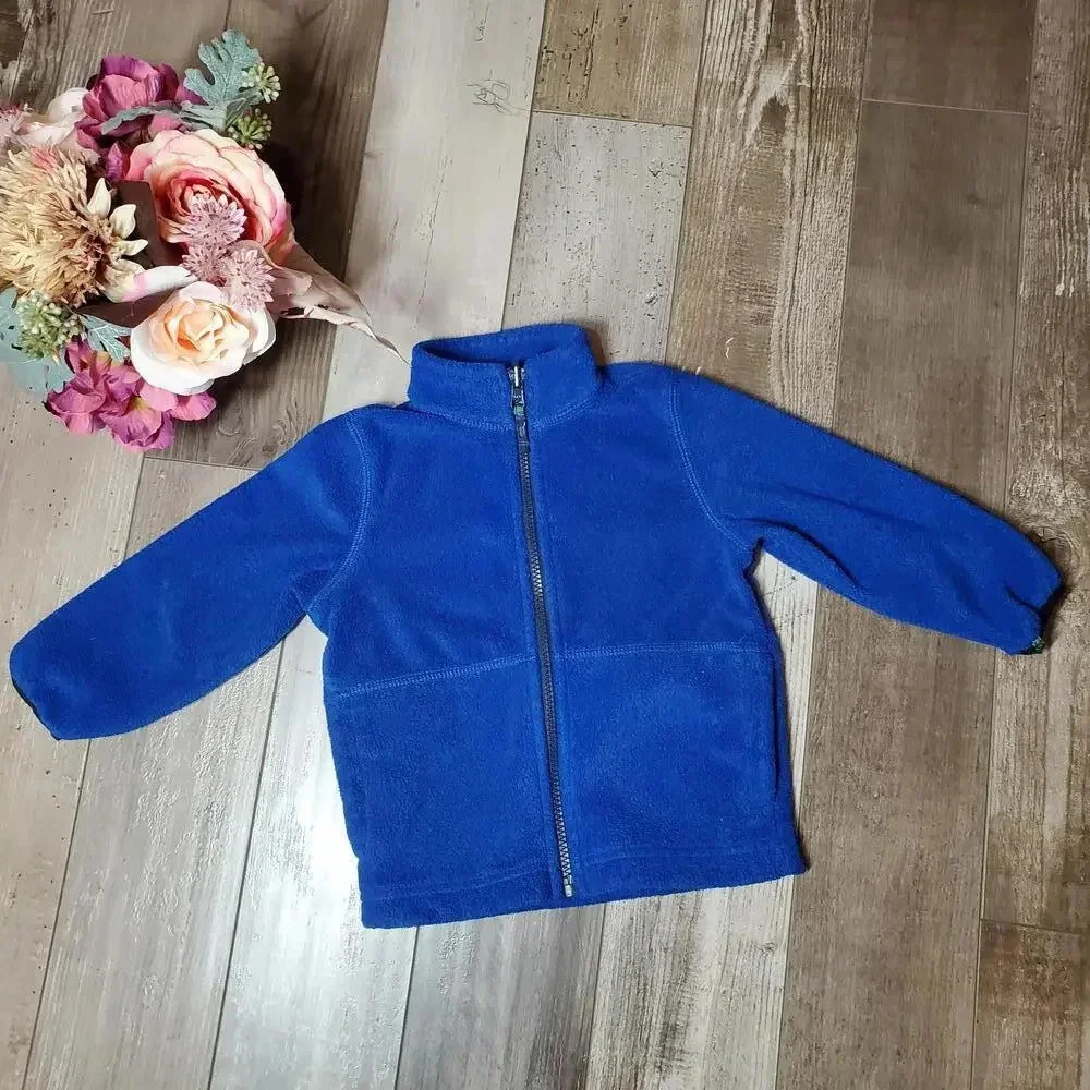The Children’s Place Lightweight Fleece Zip Up Jacket Size 2T Blue